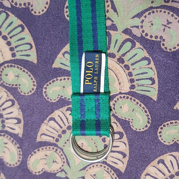 Polo Ralph Lauren Other - Polo Ralph Lauren D Ring Belt Green and Blue